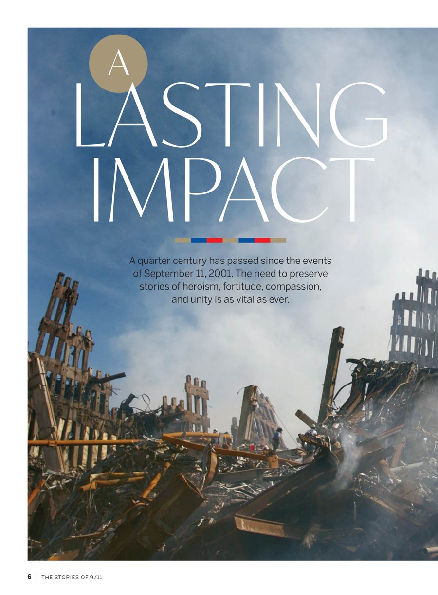 The Stories of 9/11 bookazine sample, page 06