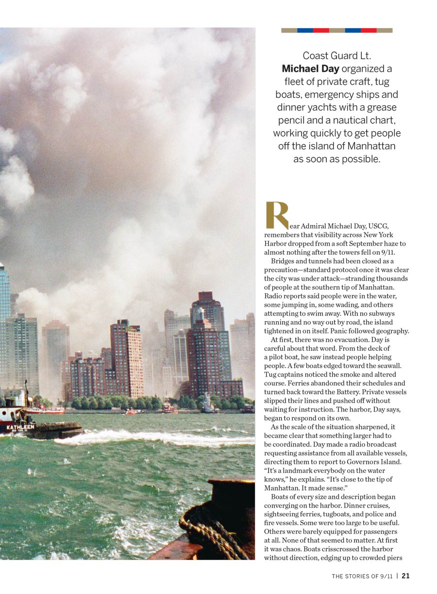 The Stories of 9/11 bookazine sample, page 21