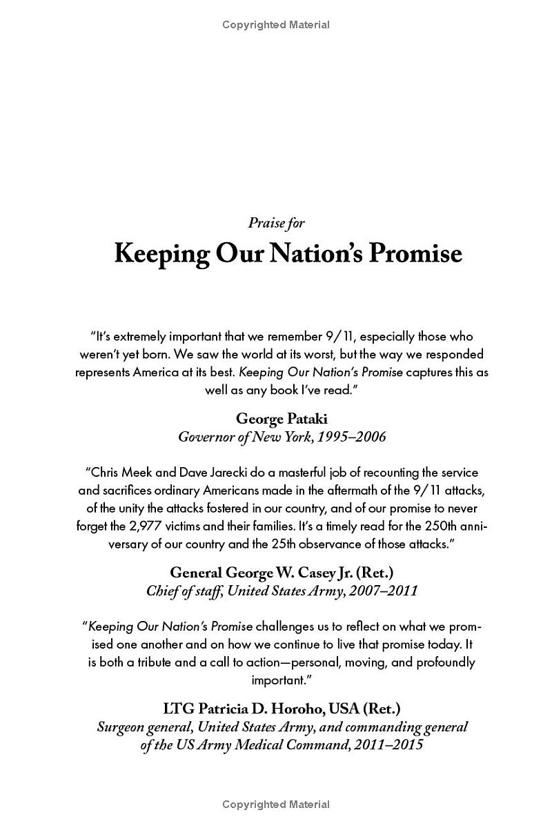 Keeping Our Nation's Promise sample, page 02